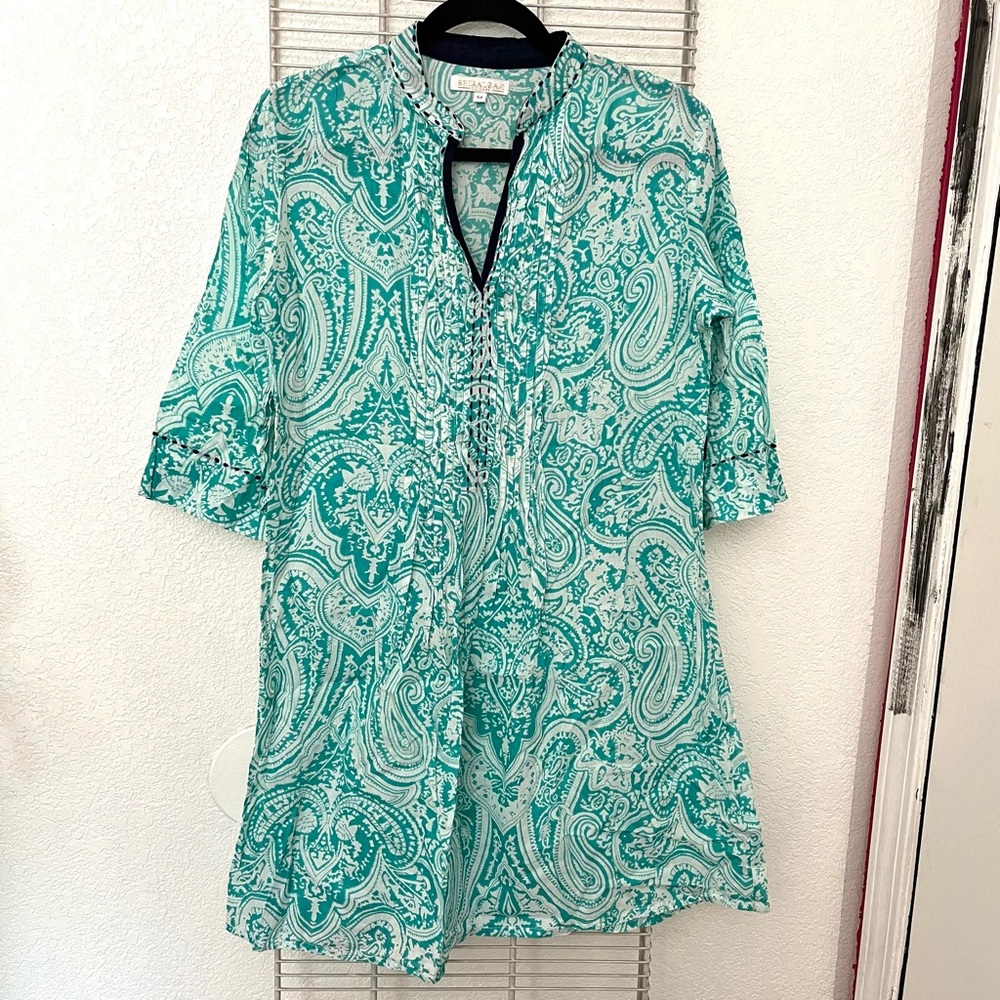 Shiraleah Paisley Beach Cover Up Tunic Dress